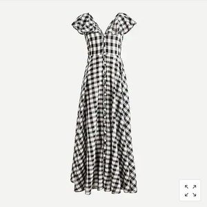 NWT J Crew gingham dress